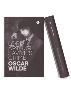Lord Arthur Savile’s Crime by Oscar Wilde Lord Arthur Savile’s Crime book cover featuring a man in a hat with a vintage mystery-themed design.