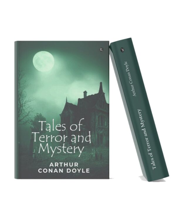 Tales of Terror and Mystery hardcover book by Arthur Conan Doyle with dark gothic cover design.