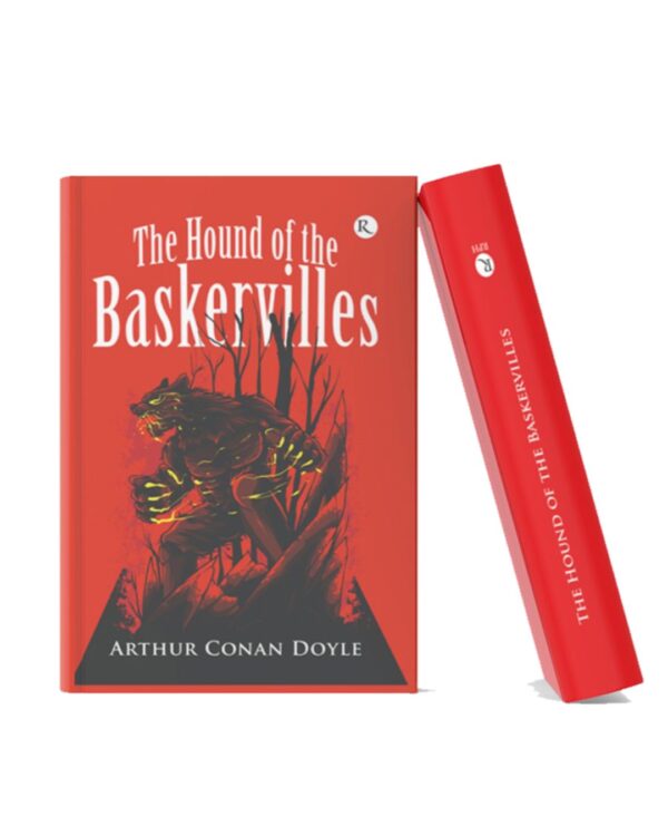 The Hound of the Baskervilles – Arthur Conan Doyle The Hound of the Baskervilles hardcover book by Arthur Conan Doyle featuring a dark and mysterious hound illustration.